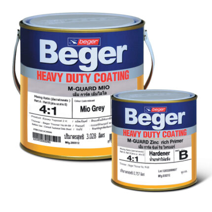 เบเยอร์ เอ็ม การ์ด เอ็มไอโอ สีรองพื้นชนิด 2ส่วนผสมชนิดให้ความหนาฟิล์มสูงสำหรับเหล็กเป็นสีรองพื้นได้ - สี อุปกรณ์ทาสี เคมีภัณฑ์ กระบี่ | PS HOME KRABI ราคาถูก