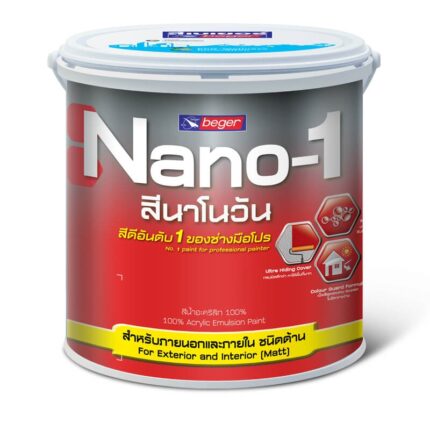 นาโน วัน สีดีอันดับ 1 ของช่างมือโปร - สี อุปกรณ์ทาสี เคมีภัณฑ์ กระบี่ | PS HOME KRABI ราคาถูก