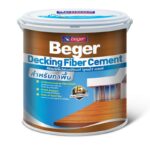 สีย้อมไม้ไฟเบอร์ซีเมนต์ สำหรับทาพื้น