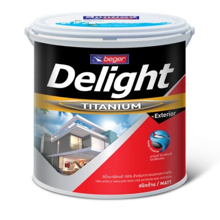 เบเยอร์ ดีไลท์ ไทเทเนียม ภายนอก - สี อุปกรณ์ทาสี เคมีภัณฑ์ กระบี่ | PS HOME KRABI ราคาถูก