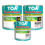 ทีโอเอ ฟลอร์การ์ด 1000 เอส แอล ส่วนบี สีทับหน้าอีพ็อกซี่ฟิล์มหนา 1-3 มิลลิเมตร สำหรับงานพื้นภายใน