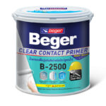 เบเยอร์ เคลียร์ คอนแทคไพรเมอร์ B-2500 น้ายารองพื้นปูนทับสีเก่าชนิดใส สูตรน้ำ B -2500 รองพื้นสาหรับช่างมืออาชีพ สำหรับภายนอกและภายใน