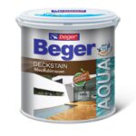 สีย้อมพื้นไม้สูตรน้ำเบเยอร์อะควา เดคสเตน สำหรับทาพื้นไม้ภายใน ไม่มีกลิ่นฉุนปลอดภัย แห้งไว ฟิล์มสีโปร่งแสงโชว์ลายไม้งดงาม