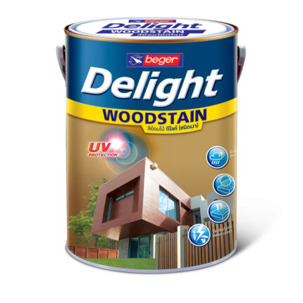 สีย้อมไม้ ดีไลท์ วูดสเตน สีทาภายนอกและภายใน โปร่งแสง ซึมลึกเข้าสู่เนื้อไม้ ทนต่อสภาวะต่างๆได้ดี - สี อุปกรณ์ทาสี เคมีภัณฑ์ กระบี่ | PS HOME KRABI ราคาถูก