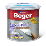เบเยอร์ อะคริลิก ฟิลเลอร์ เอฟ-200 อะคริลิกสำหรับอุดโป๊วรอยแตกร้าว ขนาดเล็ก