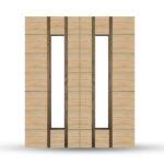 บานประตูโมเดิร์น ปิดผิวลามิเนต DL16