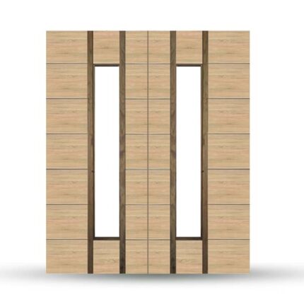 บานประตูโมเดิร์น ปิดผิวลามิเนต DL16 - บานประตู หน้าต่าง บานซิงค์ กระบี่ | PS HOME KRABI ราคาถูก