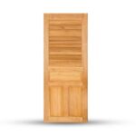 บานประตูไม้สักอบแห้ง TD010