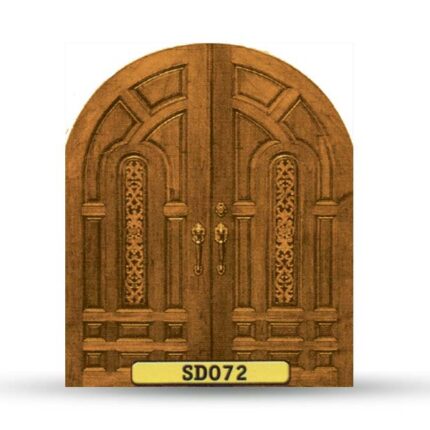 บานประตูไม้สักอบแห้ง เกรดA (บานคู่) SD072 - บานประตู หน้าต่าง บานซิงค์ กระบี่ | PS HOME KRABI ราคาถูก