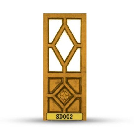 บานประตูไม้สักอบแห้ง เกรดA SD002 - บานประตู หน้าต่าง บานซิงค์ กระบี่ | PS HOME KRABI ราคาถูก