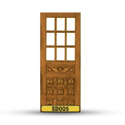 บานประตูไม้สักอบแห้ง เกรดA SD005 - บานประตู หน้าต่าง บานซิงค์ กระบี่ | PS HOME KRABI ราคาถูก