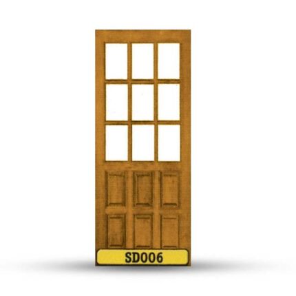 บานประตูไม้สักอบแห้ง เกรดA SD006 - บานประตู หน้าต่าง บานซิงค์ กระบี่ | PS HOME KRABI ราคาถูก