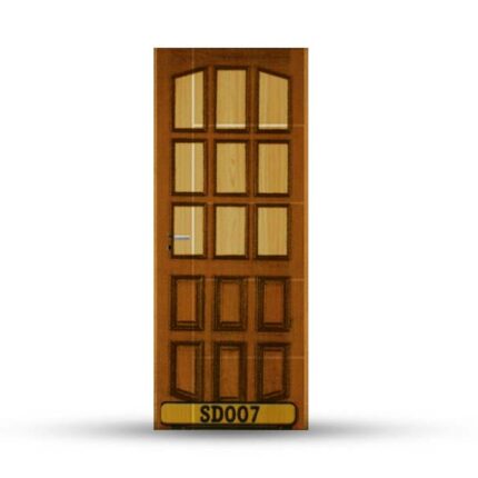 บานประตูไม้สักอบแห้ง เกรดA SD007 - บานประตู หน้าต่าง บานซิงค์ กระบี่ | PS HOME KRABI ราคาถูก
