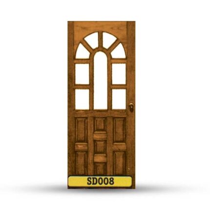 บานประตูไม้สักอบแห้ง เกรดA SD008 - บานประตู หน้าต่าง บานซิงค์ กระบี่ | PS HOME KRABI ราคาถูก