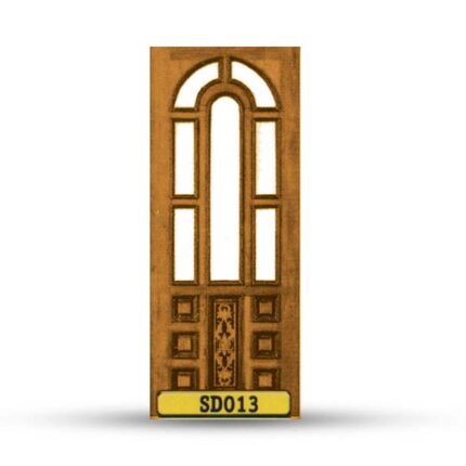 บานประตูไม้สักอบแห้ง เกรดA SD013 - บานประตู หน้าต่าง บานซิงค์ กระบี่ | PS HOME KRABI ราคาถูก