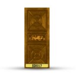 บานประตูไม้สักอบแห้ง เกรดA SD017