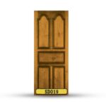 บานประตูไม้สักอบแห้ง เกรดA SD019