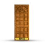 บานประตูไม้สักอบแห้ง เกรดA SD025