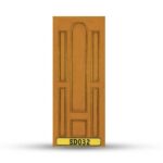 บานประตูไม้สักอบแห้ง เกรด A  SD032