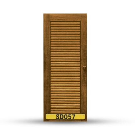 บานประตูไม้สักอบแห้ง เกรด A SD057 - บานประตู หน้าต่าง บานซิงค์ กระบี่ | PS HOME KRABI ราคาถูก