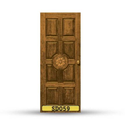 บานประตูไม้สักอบแห้ง เกรด A SD059 - บานประตู หน้าต่าง บานซิงค์ กระบี่ | PS HOME KRABI ราคาถูก