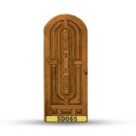 บานประตูไม้สักอบแห้ง เกรด A  SD065
