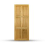 บานประตูไม้เนื้อเเข็งอบแห้ง เกรดA KD007