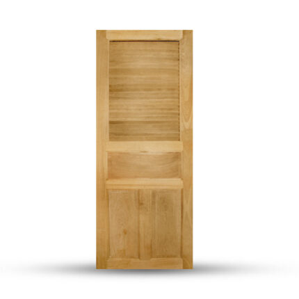 บานประตูไม้เนื้อเเข็งอบแห้ง เกรดA KD010 - บานประตู หน้าต่าง บานซิงค์ กระบี่ | PS HOME KRABI ราคาถูก