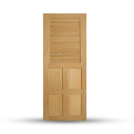 บานประตูไม้เนื้อเเข็งอบแห้ง เกรดA KD011 - บานประตู หน้าต่าง บานซิงค์ กระบี่ | PS HOME KRABI ราคาถูก