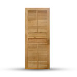 บานประตูไม้เนื้อเเข็งอบแห้ง เกรดA KD019