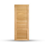 บานประตูไม้เนื้อเเข็งอบแห้ง เกรดA KD029