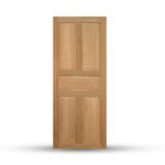 บานประตูไม้เนื้อเเข็งอบแห้ง เกรดA KD033