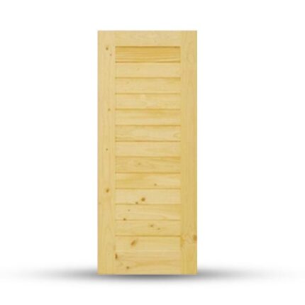 บานประตูไม้สน Eco Pine - 103 - บานประตู หน้าต่าง บานซิงค์ กระบี่ | PS HOME KRABI ราคาถูก