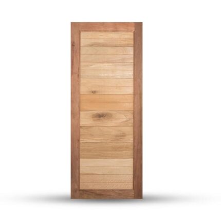 บานประตูไม้เบญจพรรณอบแห้ง BD024 - บานประตู หน้าต่าง บานซิงค์ กระบี่ | PS HOME KRABI ราคาถูก