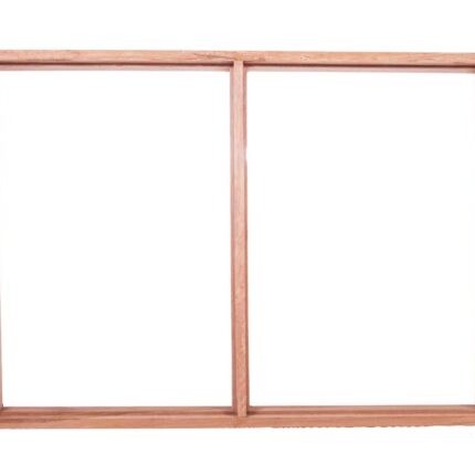 วงกบหน้าต่างไม้โปโล่เเดงอบแห้ง 1ช่องเปิด - วงกบ ประตู หน้าต่าง กระบี่ | PS HOME KRABI ราคาถูก