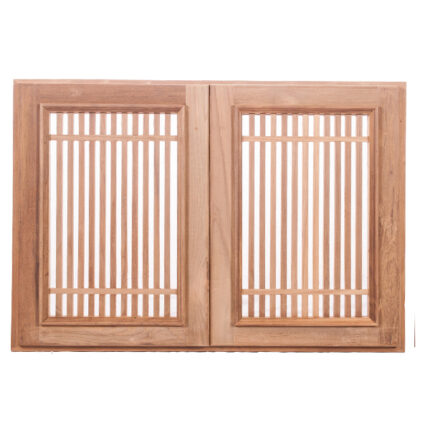 บานซิงค์ไม้สัก ลายจีนทับนอก - บานซิงค์เข้าชุด กระบี่ | PS HOME KRABI ราคาถูก