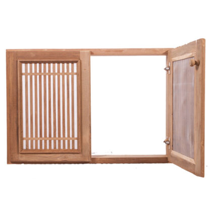 บานซิงค์ไม้สัก ลายจีนทับนอก - บานซิงค์เข้าชุด กระบี่ | PS HOME KRABI ราคาถูก